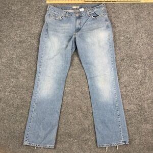 Levis Jeans Womens Size 14 M 505 Straight Leg Light Wash‎ Denim Stretch Casual